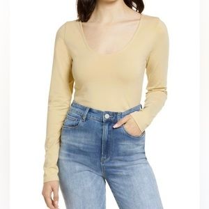 BP Womens tan crop top.